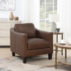 Simon Li – Reagan Top-grain Leather Armchair