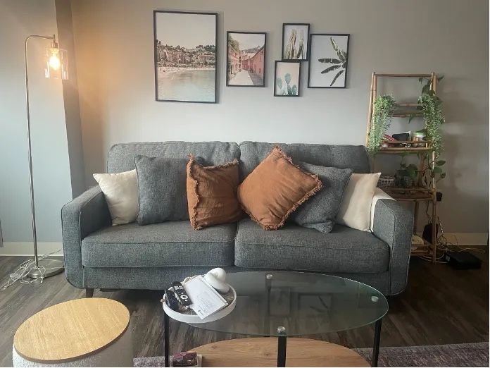 Furniture Charcoal Sofa Ashley’s