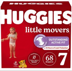 Huggies Little Movers size 7 - 68ct