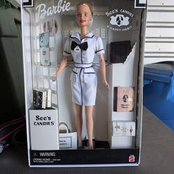 2 - Vintage 1999 See's Candies Barbie Dolls