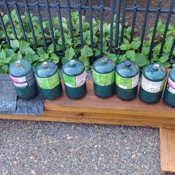 7 Coleman Propane Tanks Full $20 For All