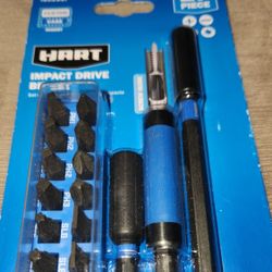 Hart 17pc Impact Driver Bit Set