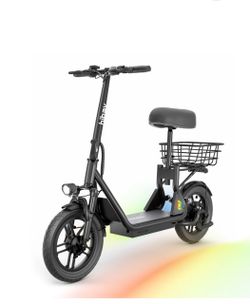 HiBoy U3 Electric Scooter with seat and headlight