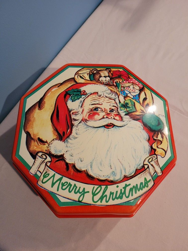 Vintage Christmas Storage Container