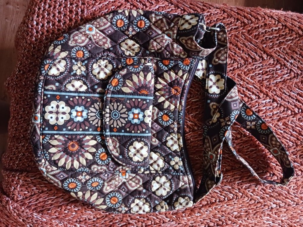 Vera Bradley Clare Canyon Brown Multi Purse Bag