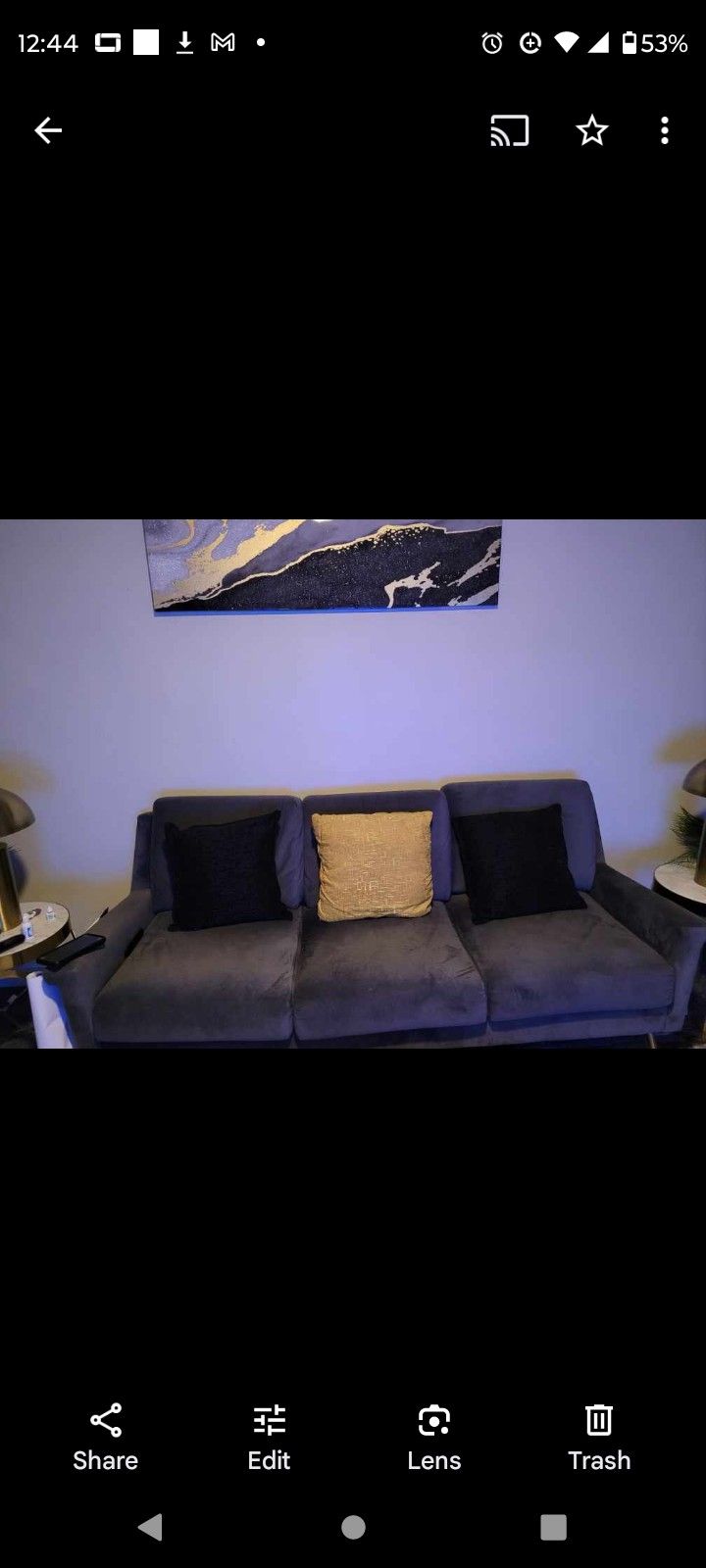 Pillows Black And Gold