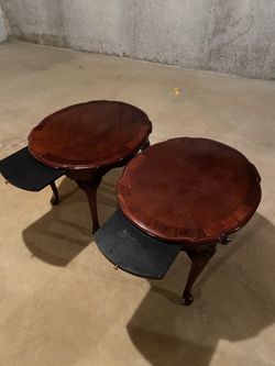 Two End Tables with extenders