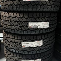 (4) - LT265/70/17 Hankook Dynapro AT2 Xtreme Tires