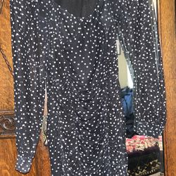 Black Polka Dot Dress