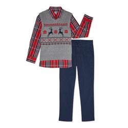 Boys 3-Piece Holiday Suit Set Size 5


