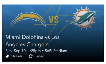 Chargers Vs. Dolphins