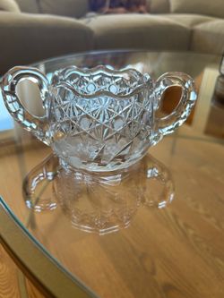 Glass Sugar Bowl