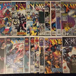 Uncanny X-Men comic book Collection of 15! Marvel. Keys. Vintage. 1st app.