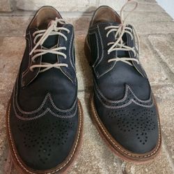 Florsheim Limited Blue Leather Size 12 Men's 