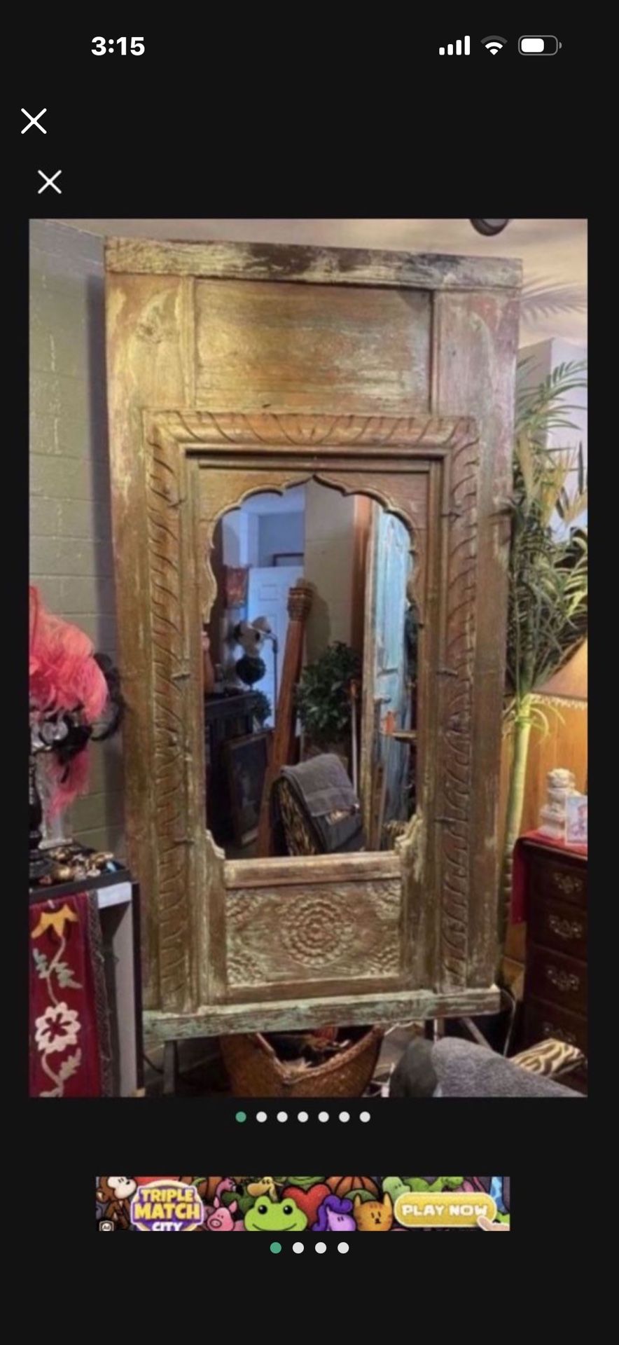 Antique Large Mirror