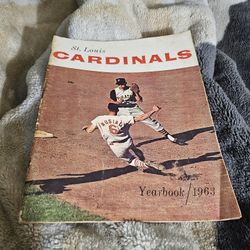 1963. St.louis Cardinals. YEARBOOK 