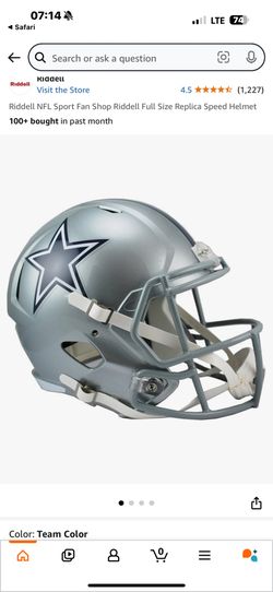 Cowboys Full Size Replica Via Helmet