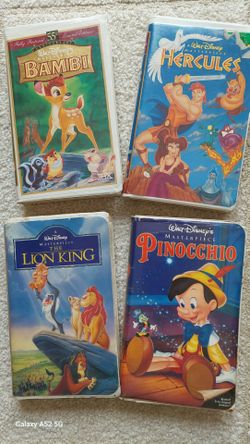 WALT DISNEY "Masterpiece Editions"  VHS