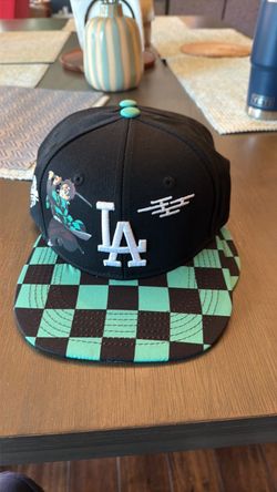 Dodgers Demon Slayer caps