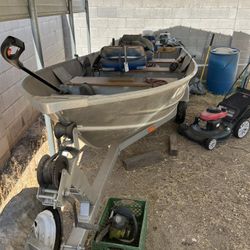 2010 Lowe Boat And 2013 Trailer