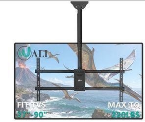 WALI Heavy Duty Ceiling TV Mount for 37-90 inch Large TVs, up to 220 lbs
Hanging Pole Ceiling Mount TV Bracket Up Down, Full Motion with Height Adjust