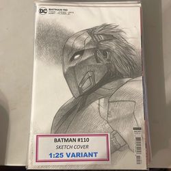 Batman #110 Sketch Cover Variant 1/25