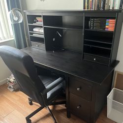 IKEA Hemnes Desk with Add On Unit