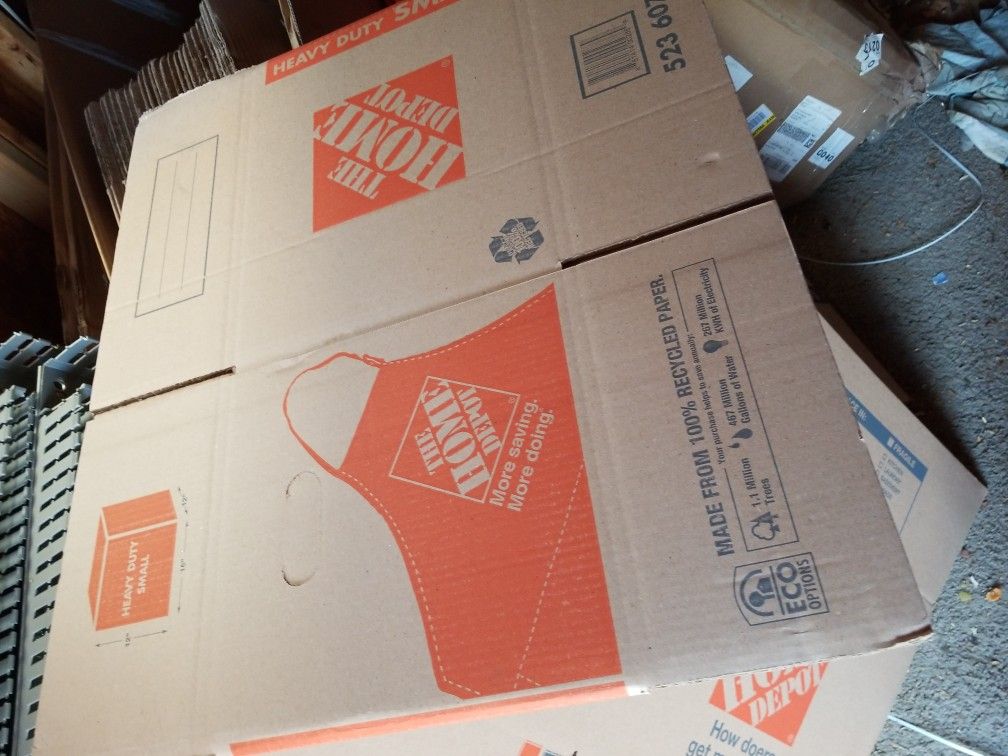 The Home Depot Small Moving Heavy Duty Cardboard Boxes, Pack Of 25