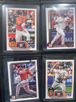 Houston Astro baseball cards
