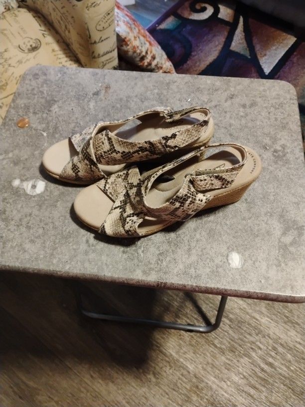 Clark's Wedged Heels 