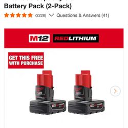 Battery M12 Red lithium 