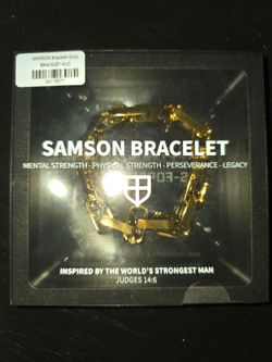 Samson 10 inch Gold Bracelet New