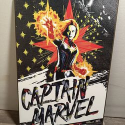 Captain Marvel Wall Decor
