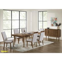 Elegant Wood Dining Buffet Server with Spacious Storage & Timeless Transitional Design