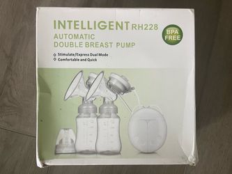 Automatic breast pump + 0-6 m bottles set+biber