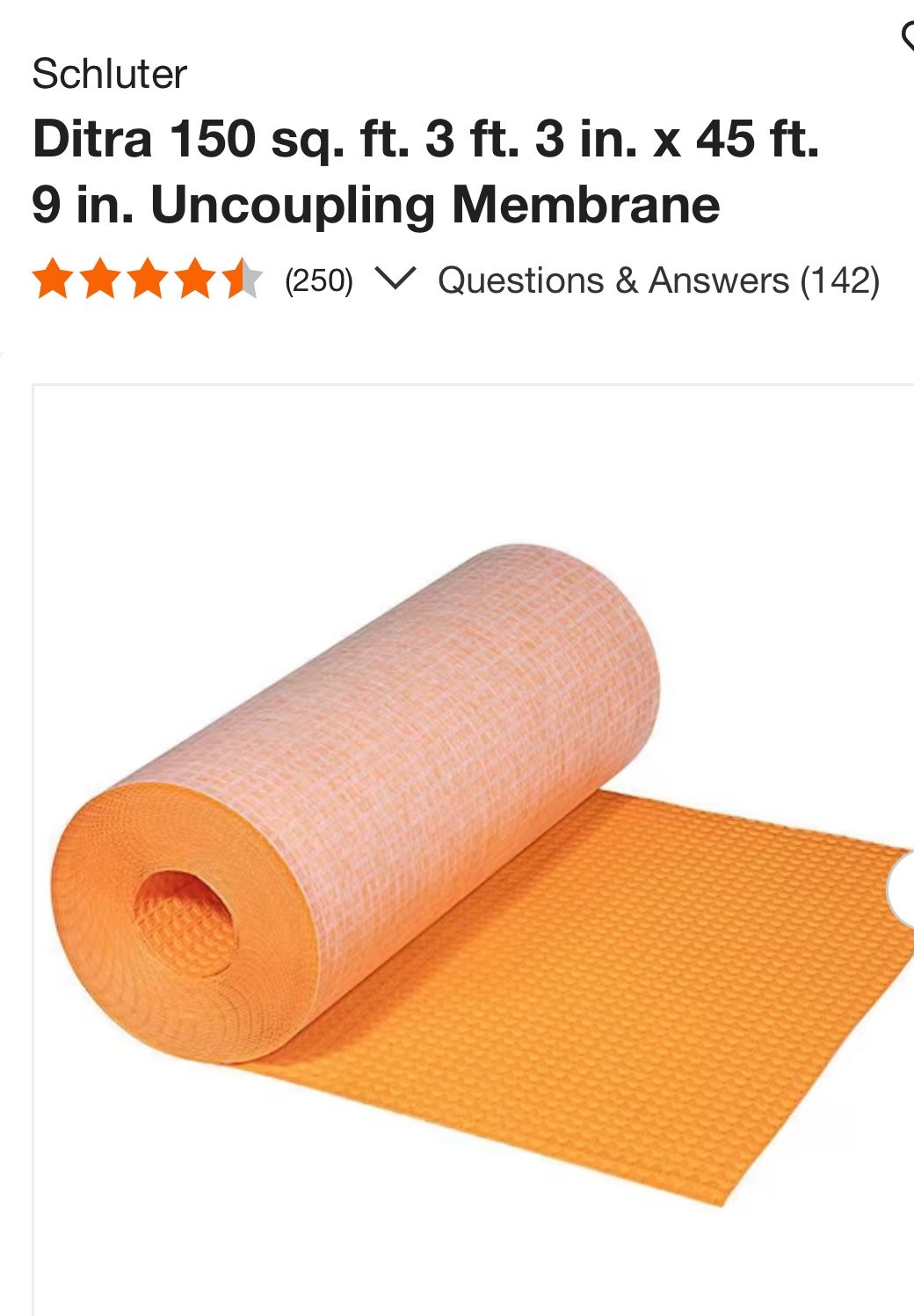 New Uncoupling Membrane 150 Ft New