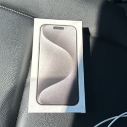 iPhone 15 Pro In Box 
