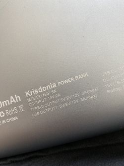Krisdonia Portable Laptop Charger 185Wh/50000mAh Laptop Power Bank External Battery  Pack for Laptop, Tablet, Projector, Smartphone and Others 