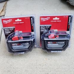 Milwaukee 18v Batteries 12.0 Amp High Output Brand New