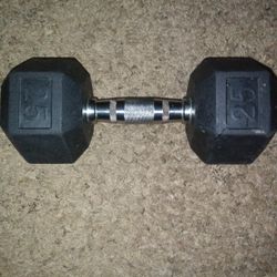 25 Lb Dumbbell 