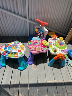 3 activity tables 1 scoot bike