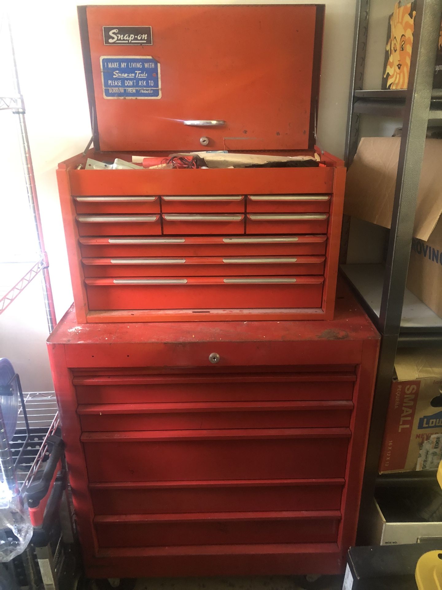 Snap on  Upper And Lower Tool Box