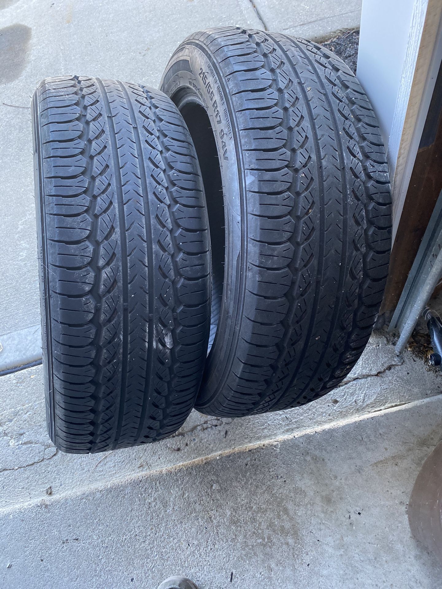 Two used tires