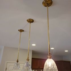 Gold Pendants, 3 Matching, Great Condition!