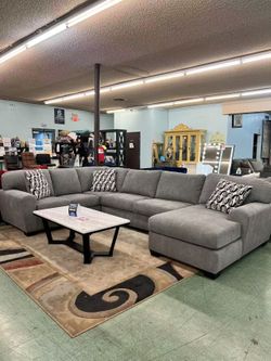🔥Hot Deal🔥Brand New 3pc Name Brand Sectional Couch $1399 @ Furniture Mart On 4810 Watt Ave