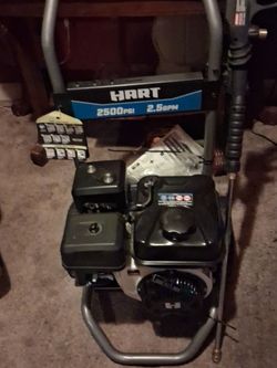 New pressure washer