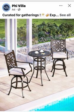 5 pc patio set