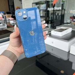 Apple iPhone 13 256GB T-Mobile/Metro/PCS Cracked back fully functional