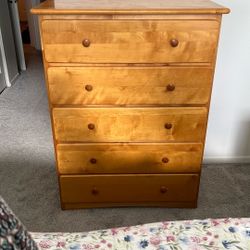 Solid Wood 5 Drawer Dresses