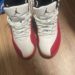 Jordan 12 Cherry Red Size 8.5 Men No Box (look At Description)